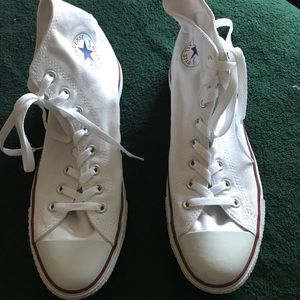 NEW White High Top Converse